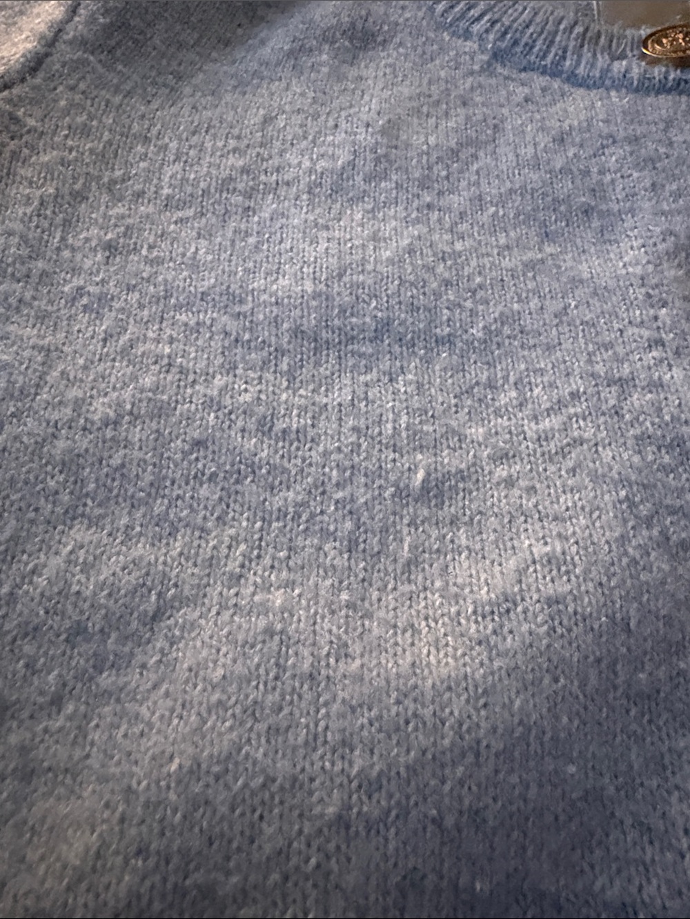Maeve Powder Blue Short Sleeve Button-Up Cardigan - Picture 5 of 5